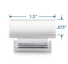 Load image into Gallery viewer, Polished Chrome Cabinet Knobs - RECT-CHR-5