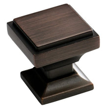 Load image into Gallery viewer, Oil Rubbed Bronze Square Cabinet Knobs - UQ-EB6W-FNZ2