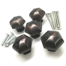 Load image into Gallery viewer, Oil Rubbed Bronze Cabinet Knobs - SHKM023-ORB-5