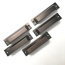 Load image into Gallery viewer, Oil Rubbed Bronze Cup Drawer Pulls - SH014-ORB-5