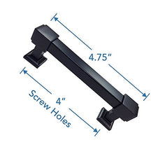 Load image into Gallery viewer, Black Cabinet Drawer Pulls - SHKM010-BLK-5