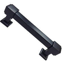 Load image into Gallery viewer, Black Cabinet Drawer Pulls - SHKM010-BLK-5