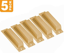 Load image into Gallery viewer, Brushed Brass Cup Pulls - SH014-BRS-5