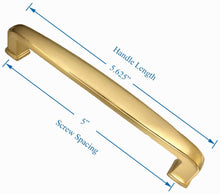 Load image into Gallery viewer, Brushed Brass Drawer Pulls - SH0816-BRS-5