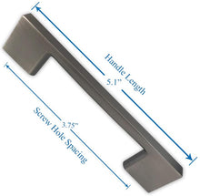 Load image into Gallery viewer, Antique Silver Cabinet Handles - SH3229-96-AN-5