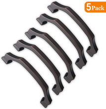 Load image into Gallery viewer, Oil Rubbed Bronze Cabinet Drawer Pulls - SH3902-128-ORB-5