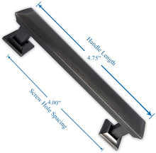 Load image into Gallery viewer, Antique Nickel Drawer Pulls - SHKM005-AN-5