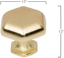 Load image into Gallery viewer, Brushed Brass Cabinet Knobs - SHKM023-BRS-5