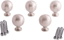 Load image into Gallery viewer, Brushed Nickel Cabinet Knobs - SHKM3333-SN-5