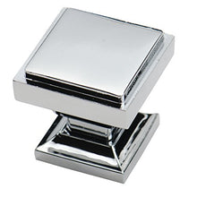 Load image into Gallery viewer, Polished Chrome Square Cabinet Knobs - HF-L6JE-WEJC
