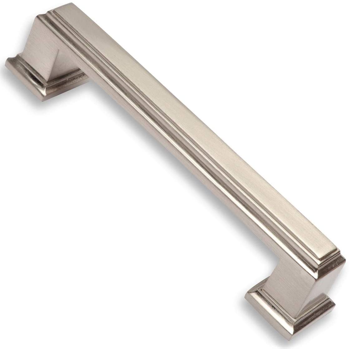6-5/16 CTC Square Bar Pull - Brushed Satin Nickel TOP-M1155 6-5/16 CTC Square Bar Pull - Brushed Satin Nickel TOP-M1155