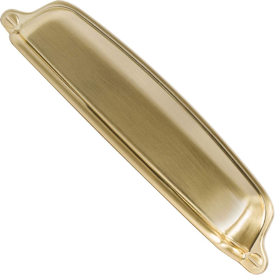 Brushed Brass Cup Pulls - SHKM004-BRS-5