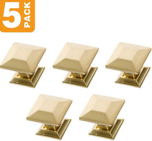 Load image into Gallery viewer, Brushed Brass Cabinet Knobs - SHKM006-BRS-5
