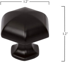 Load image into Gallery viewer, Black Cabinet Knobs - SHKM023-BLK-5
