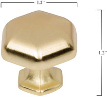 Load image into Gallery viewer, Brushed Brass Cabinet Knobs - SHKM023-BRS-5
